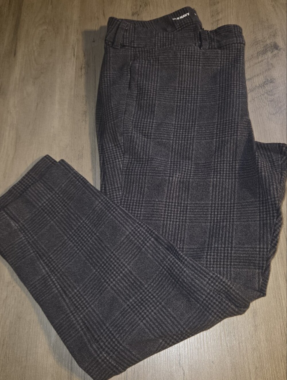 Old Navy High-Rise Pixie Skinny Plaid Pants Size 12